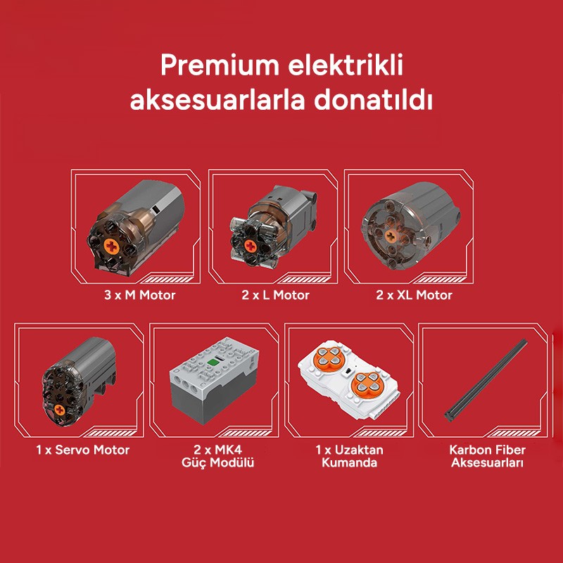 Mould King 17022S Yaratıcı Yapı Blok Seti Building Blocks