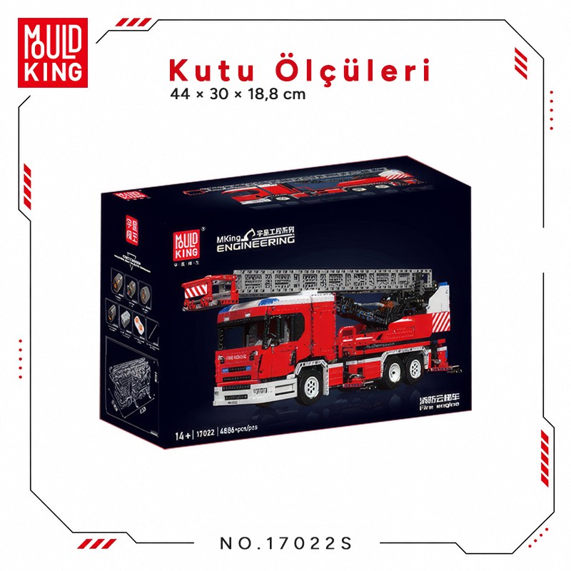 Mould King 17022S Yaratıcı Yapı Blok Seti Building Blocks