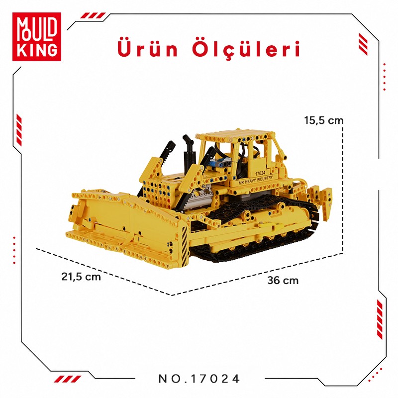 Mould King 17024 Yaratıcı Yapı Blok Seti Building Blocks
