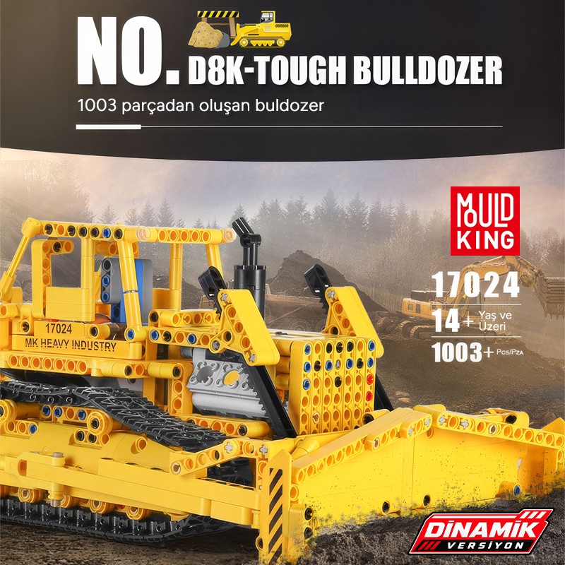 Mould King 17024 Yaratıcı Yapı Blok Seti Building Blocks