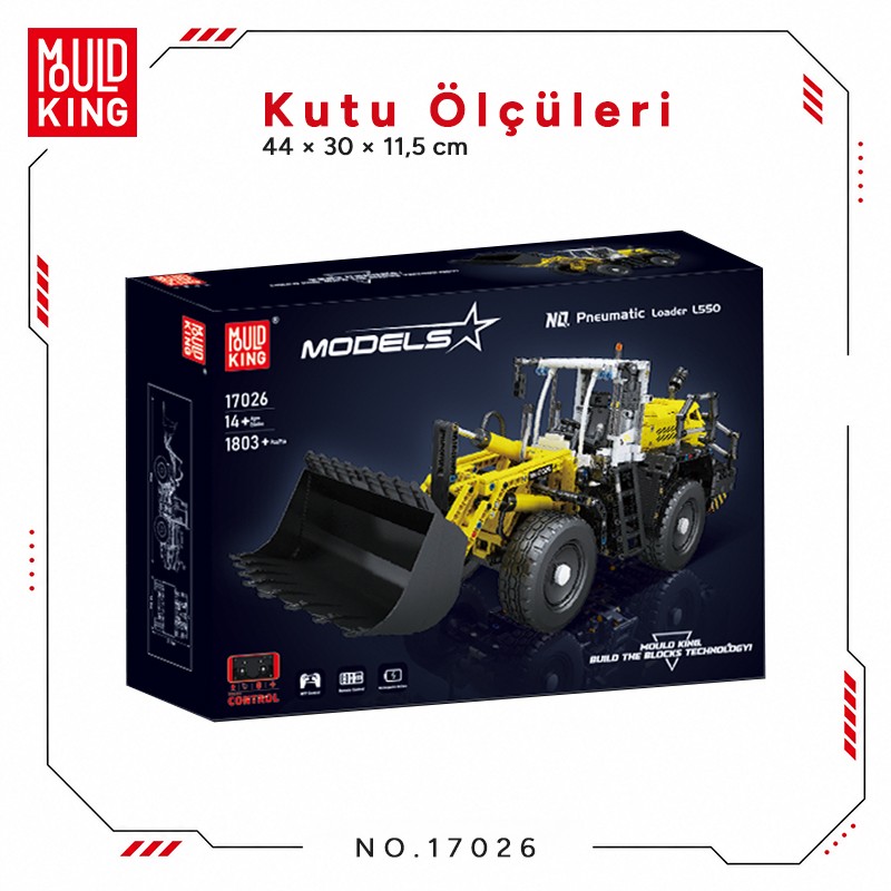 Mould King 17026 Yaratıcı Yapı Blok Seti Building Blocks