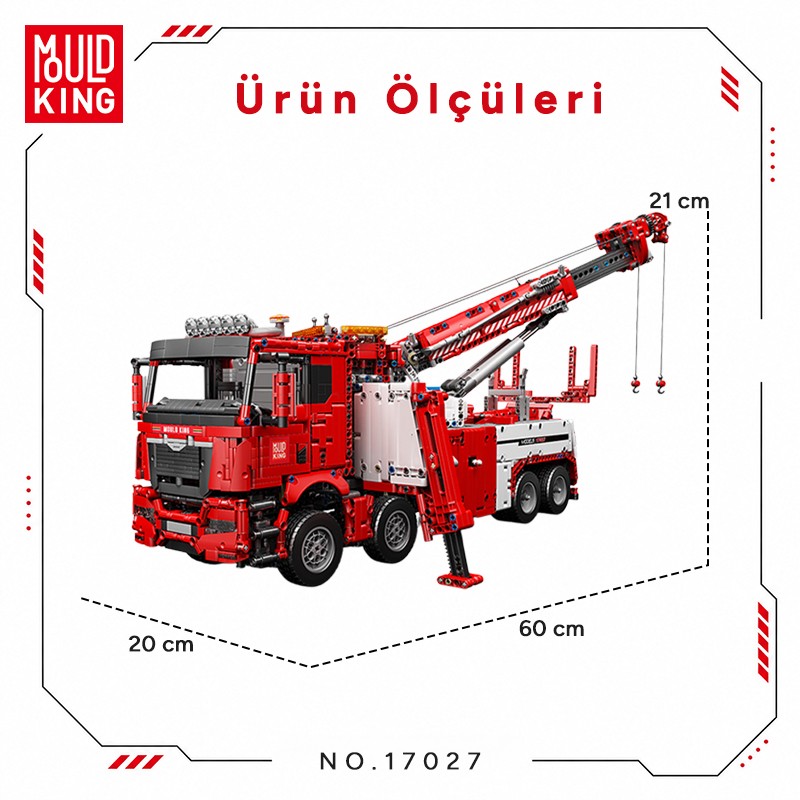 Mould King 17027 Yaratıcı Yapı Blok Seti Building Blocks