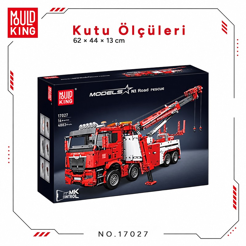 Mould King 17027 Yaratıcı Yapı Blok Seti Building Blocks