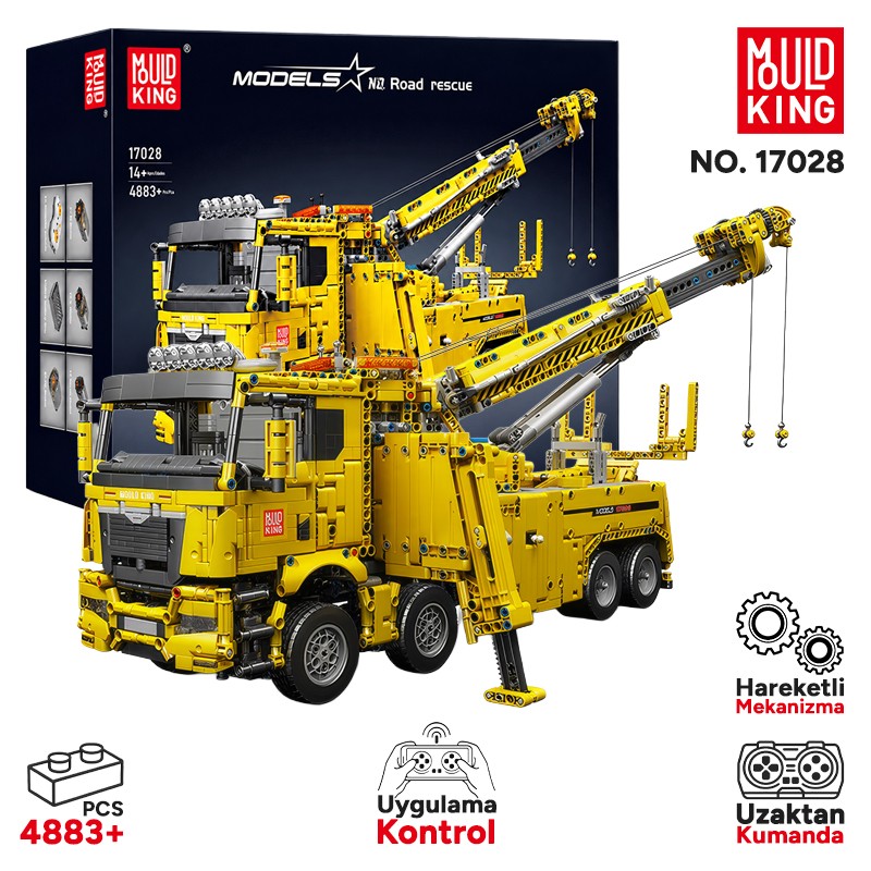 Mould King 17028 Yaratıcı Yapı Blok Seti Building Blocks