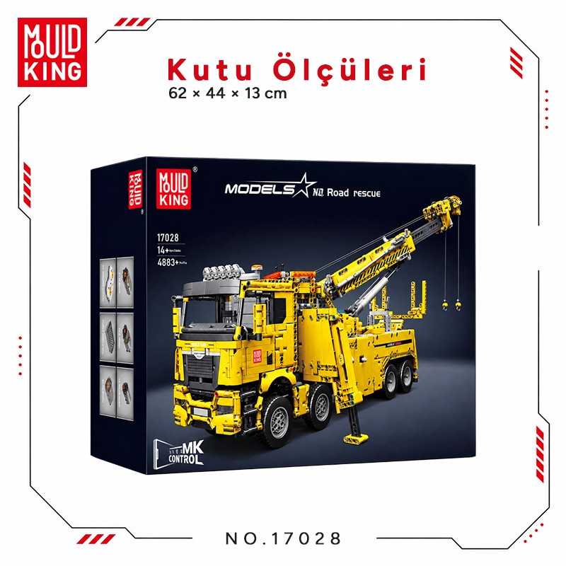 Mould King 17028 Yaratıcı Yapı Blok Seti Building Blocks
