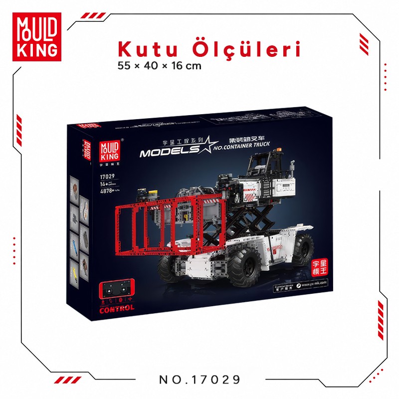 Mould King 17029 Yaratıcı Yapı Blok Seti Building Blocks