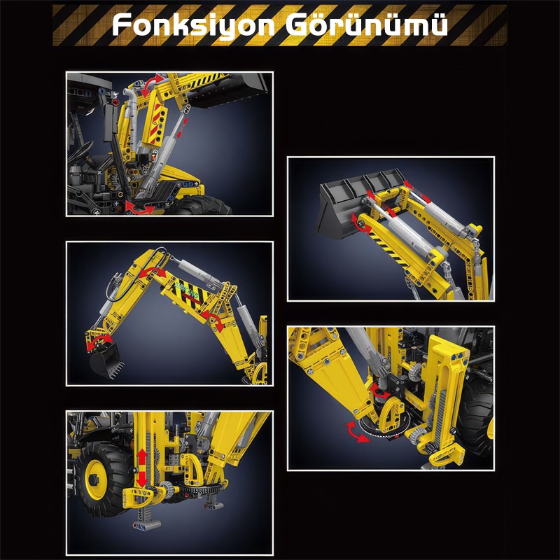 Mould King 17036 Yaratıcı Yapı Blok Seti Building Blocks