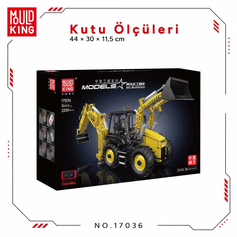 Mould King 17036 Yaratıcı Yapı Blok Seti Building Blocks