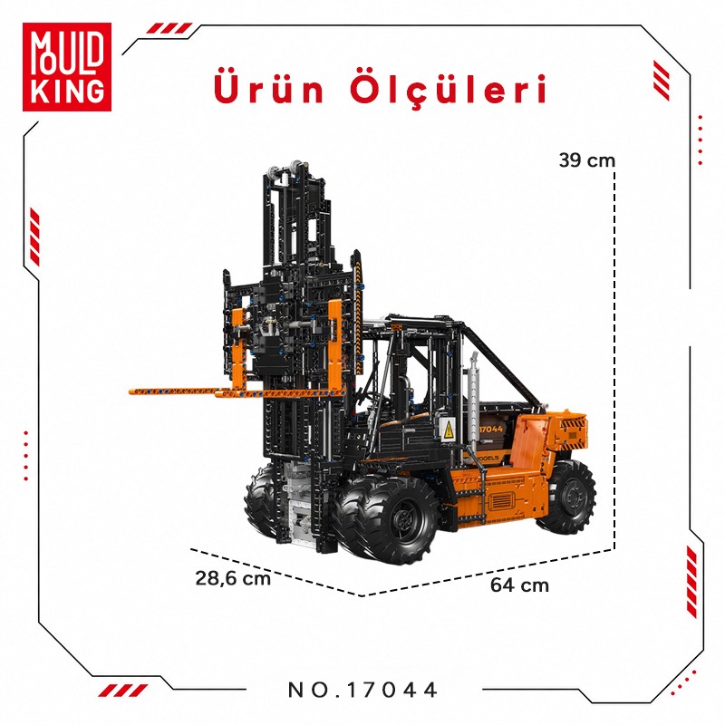 Mould King 17044 Yaratıcı Yapı Blok Seti Building Blocks