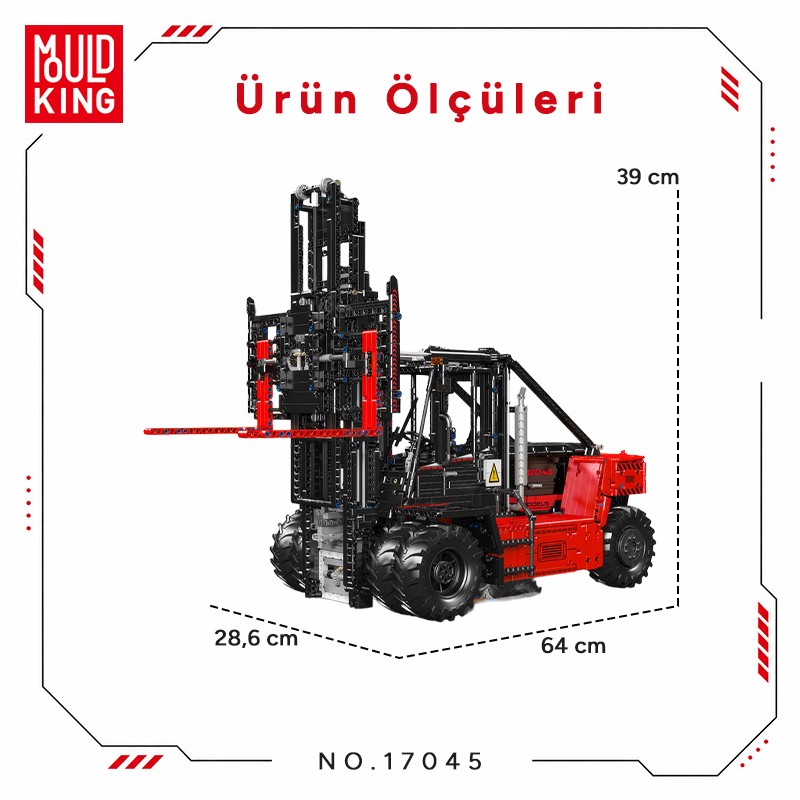 Mould King 17045 Yaratıcı Yapı Blok Seti Building Blocks