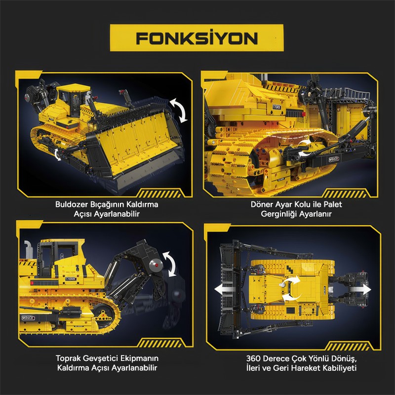 Mould King 17049S Yaratıcı Yapı Blok Seti Building Blocks