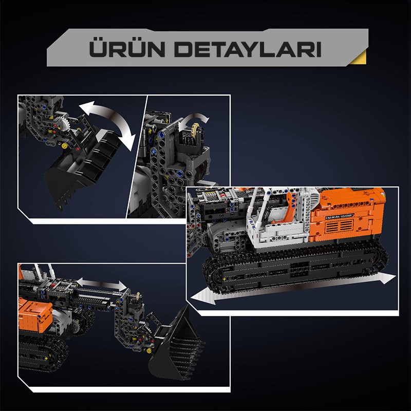 Mould King 17054 Yaratıcı Yapı Blok Seti Building Blocks