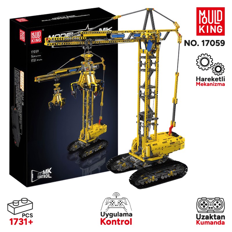 Mould King 17059 Yaratıcı Yapı Blok Seti Building Blocks
