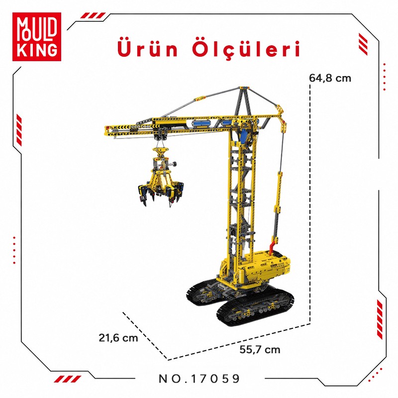 Mould King 17059 Yaratıcı Yapı Blok Seti Building Blocks