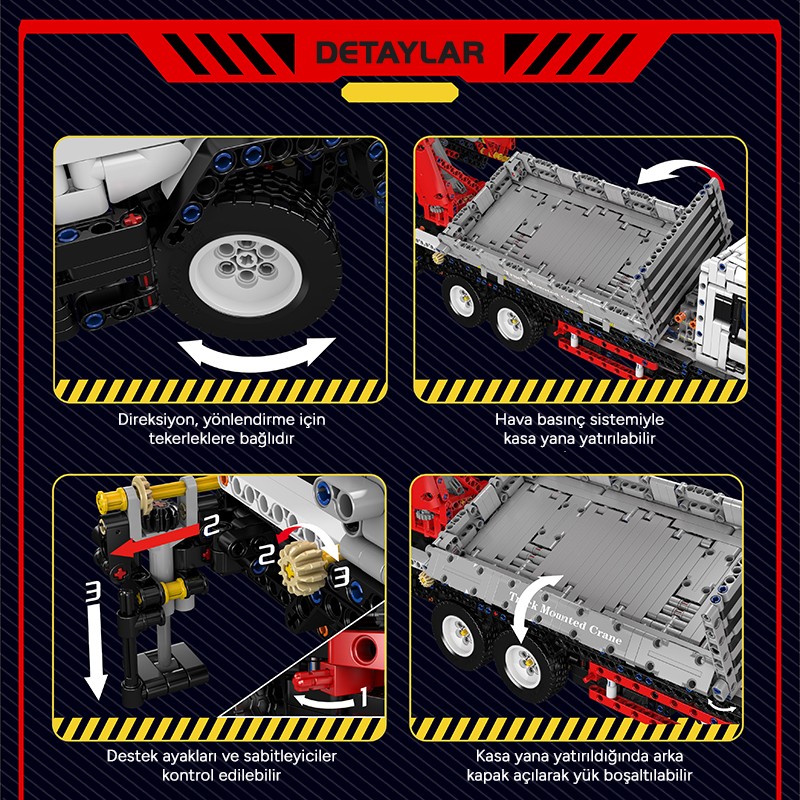 Mould King 17063 Yaratıcı Yapı Blok Seti Building Blocks