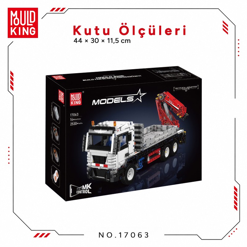 Mould King 17063 Yaratıcı Yapı Blok Seti Building Blocks