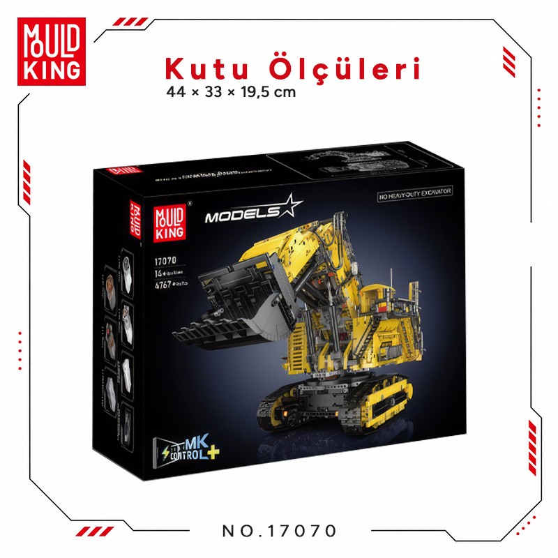 Mould King 17070 Yaratıcı Yapı Blok Seti Building Blocks