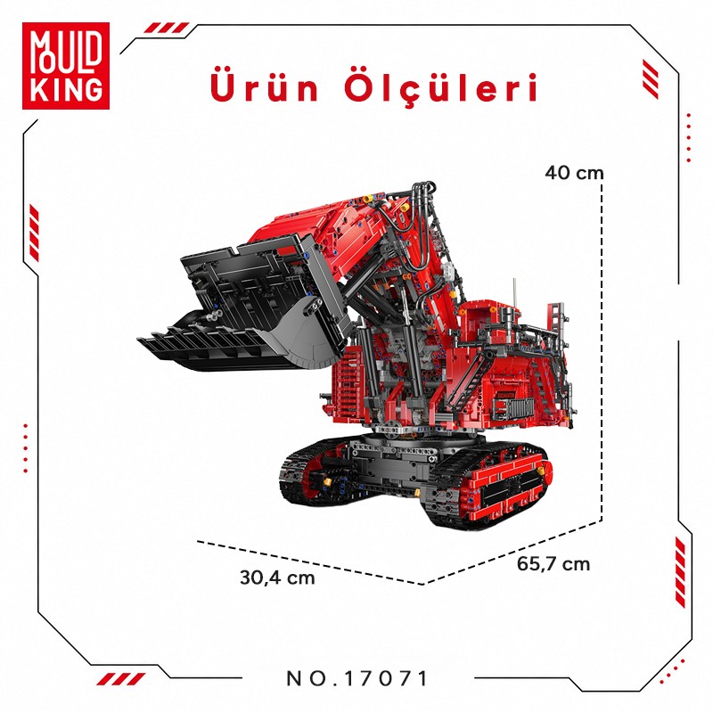 Mould King 17071 Yaratıcı Yapı Blok Seti Building Blocks