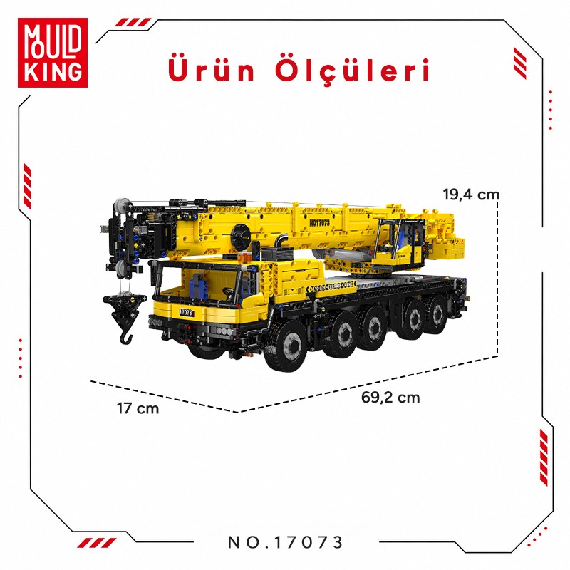 Mould King 17073 Yaratıcı Yapı Blok Seti Building Blocks