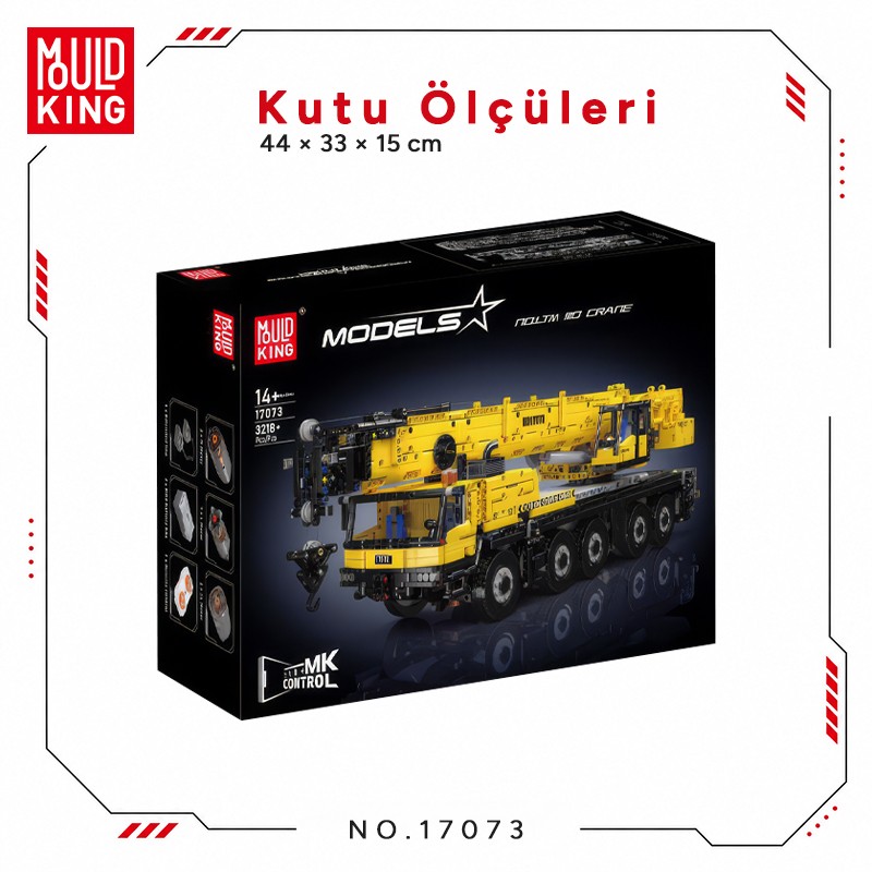 Mould King 17073 Yaratıcı Yapı Blok Seti Building Blocks