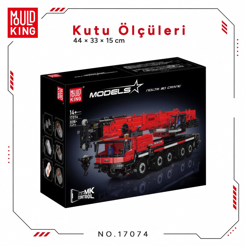 Mould King 17074 Yaratıcı Yapı Blok Seti Building Blocks