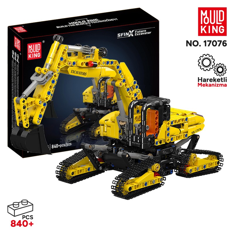 Mould King 17076 Yaratıcı Yapı Blok Seti Building Blocks