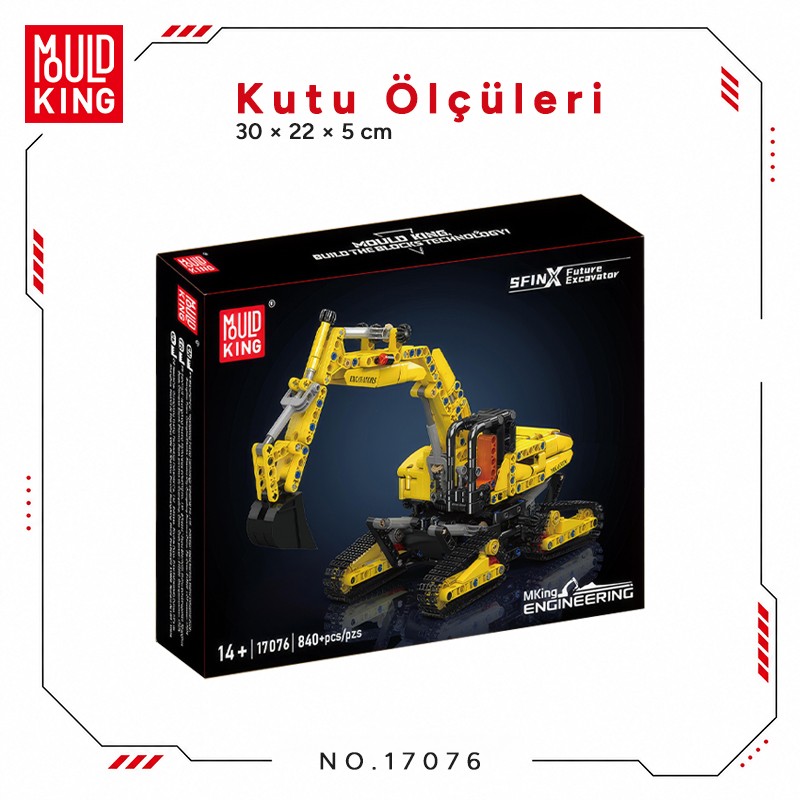Mould King 17076 Yaratıcı Yapı Blok Seti Building Blocks