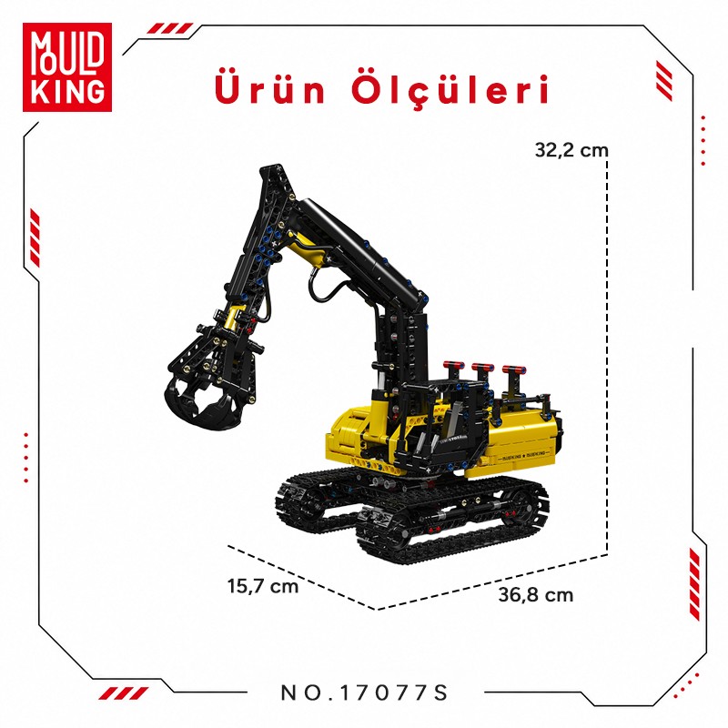 Mould King 17077S Yaratıcı Yapı Blok Seti Building Blocks