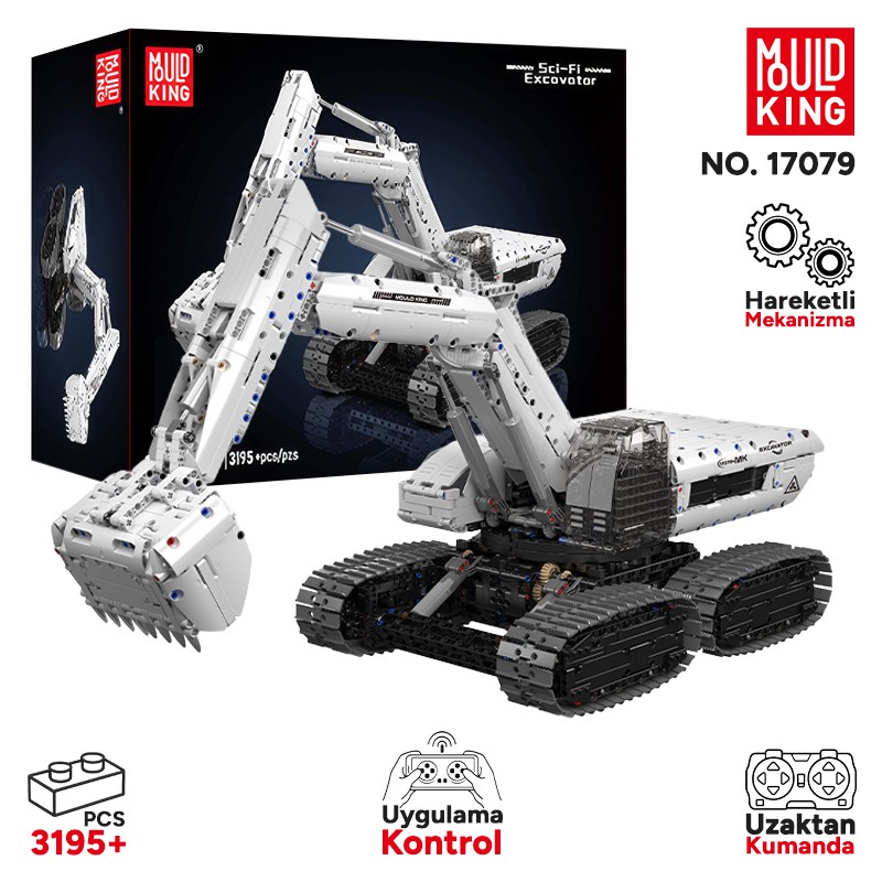 Mould King 17079 Yaratıcı Yapı Blok Seti Building Blocks