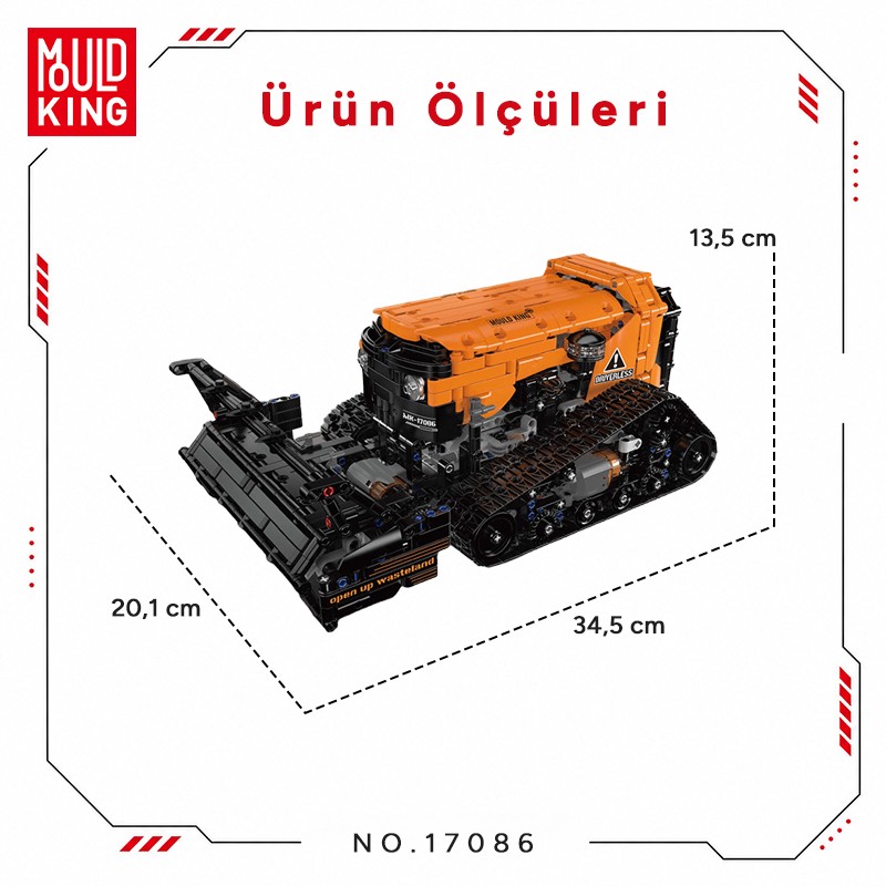 Mould King 17086 Yaratıcı Yapı Blok Seti Building Blocks