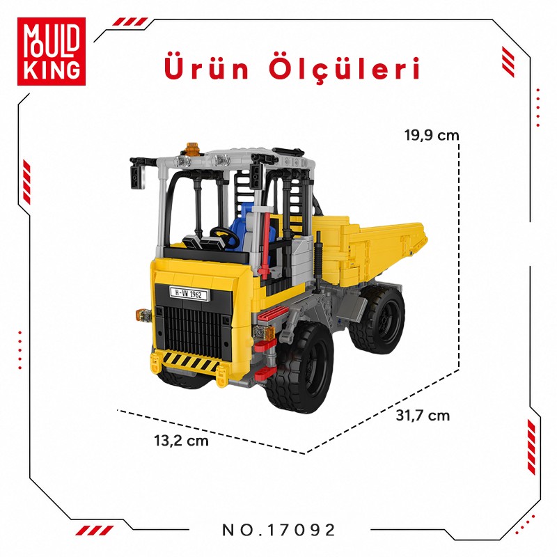 Mould King 17092 Yaratıcı Yapı Blok Seti Building Blocks
