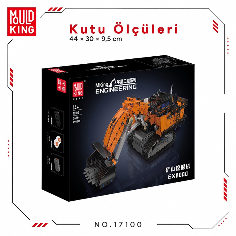 Mould King 17100 Yaratıcı Yapı Blok Seti Building Blocks