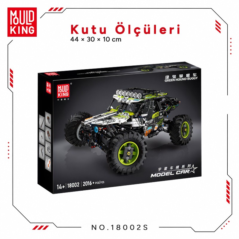 Mould King 18002S Yaratıcı Yapı Blok Seti Building Blocks