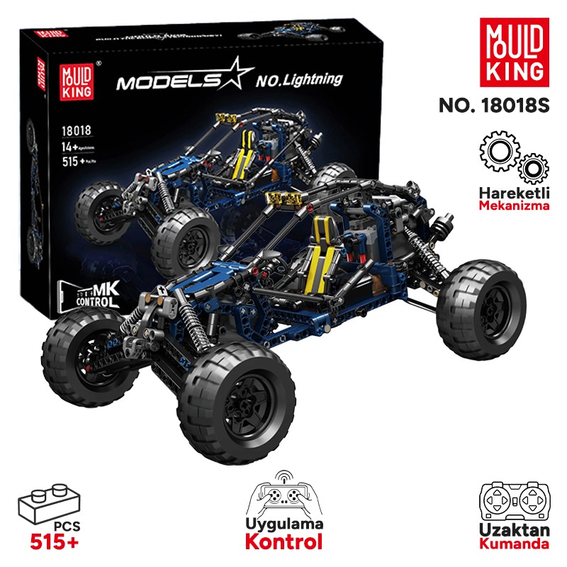 Mould King 18018S Yaratıcı Yapı Blok Seti Building Blocks
