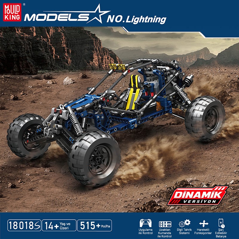 Mould King 18018S Yaratıcı Yapı Blok Seti Building Blocks