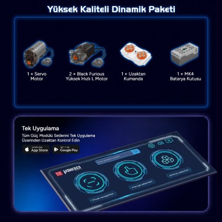 Mould King 18018S Yaratıcı Yapı Blok Seti Building Blocks - Thumbnail