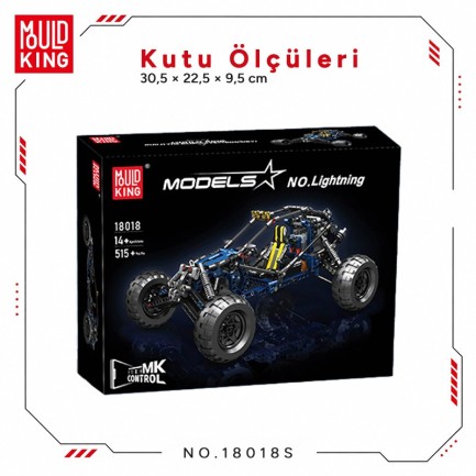 Mould King 18018S Yaratıcı Yapı Blok Seti Building Blocks - Thumbnail