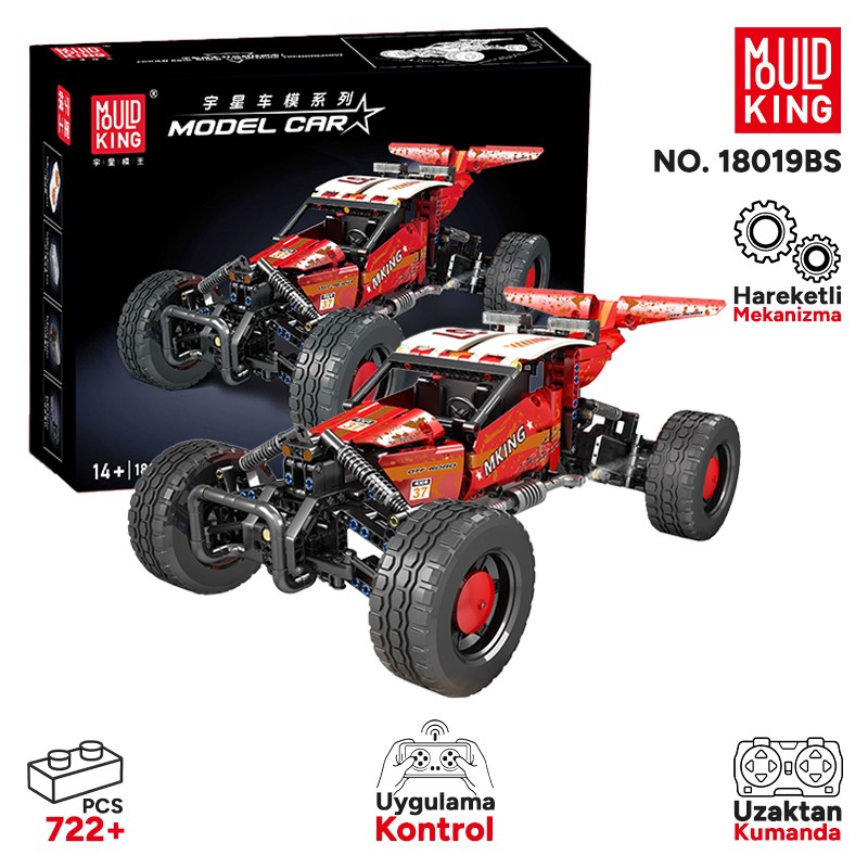Mould King 18019BS Yaratıcı Yapı Blok Seti Building Blocks