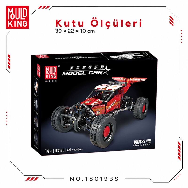 Mould King 18019BS Yaratıcı Yapı Blok Seti Building Blocks