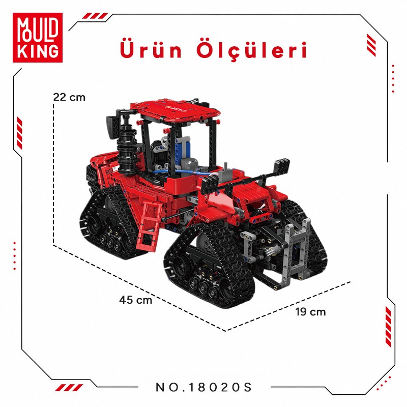Mould King 18020S Yaratıcı Yapı Blok Seti Building Blocks