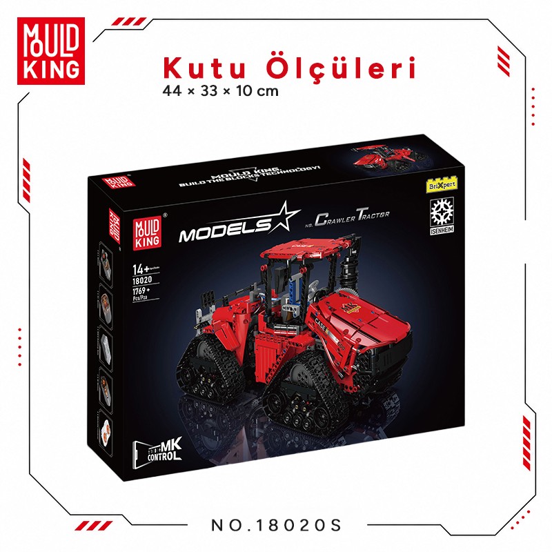 Mould King 18020S Yaratıcı Yapı Blok Seti Building Blocks