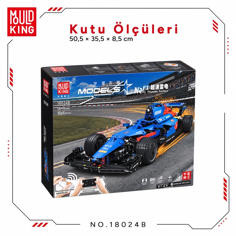 Mould King 18024B Yaratıcı Yapı Blok Seti Building Blocks