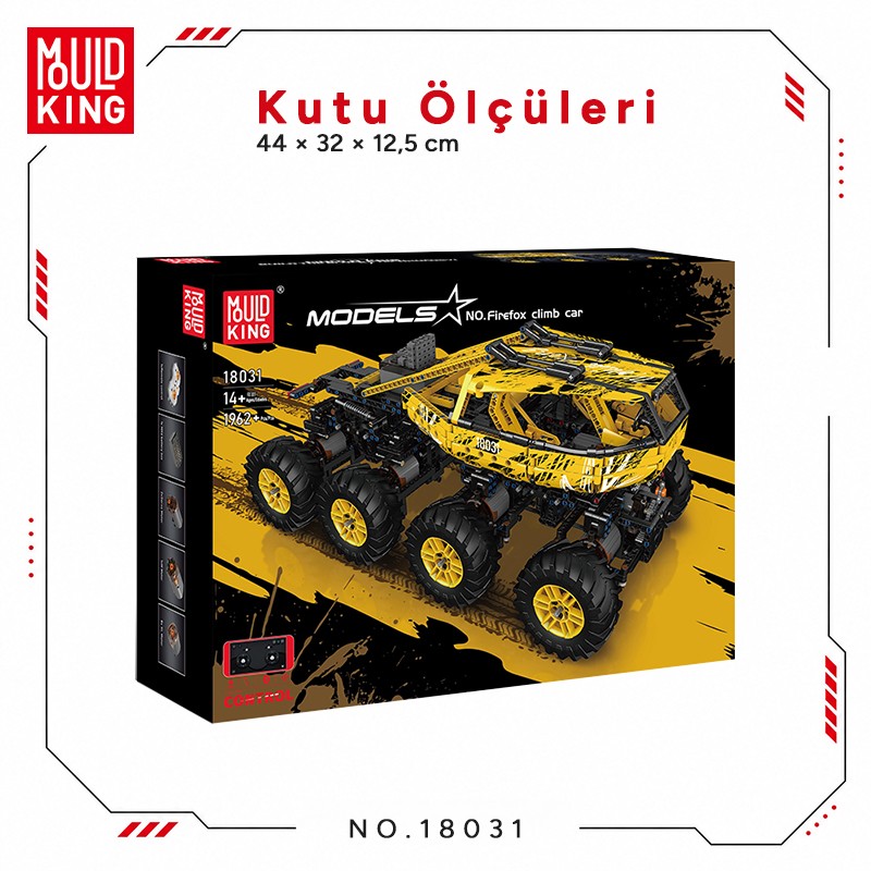 Mould King 18031 Yaratıcı Yapı Blok Seti Building Blocks