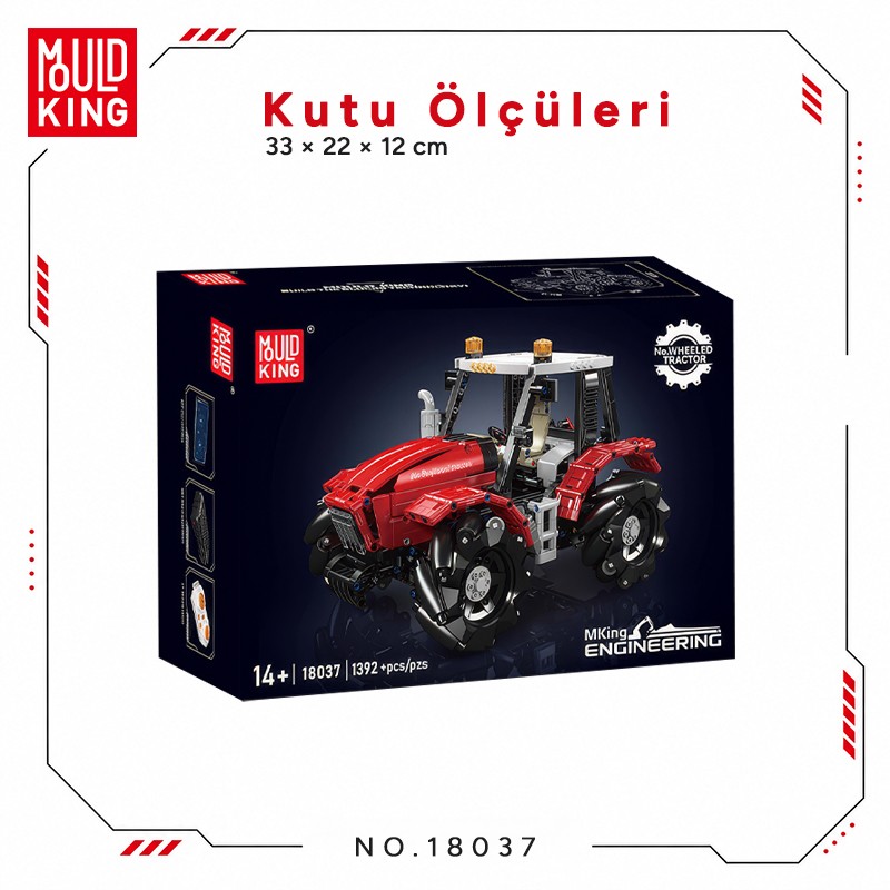Mould King 18037 Yaratıcı Yapı Blok Seti Building Blocks