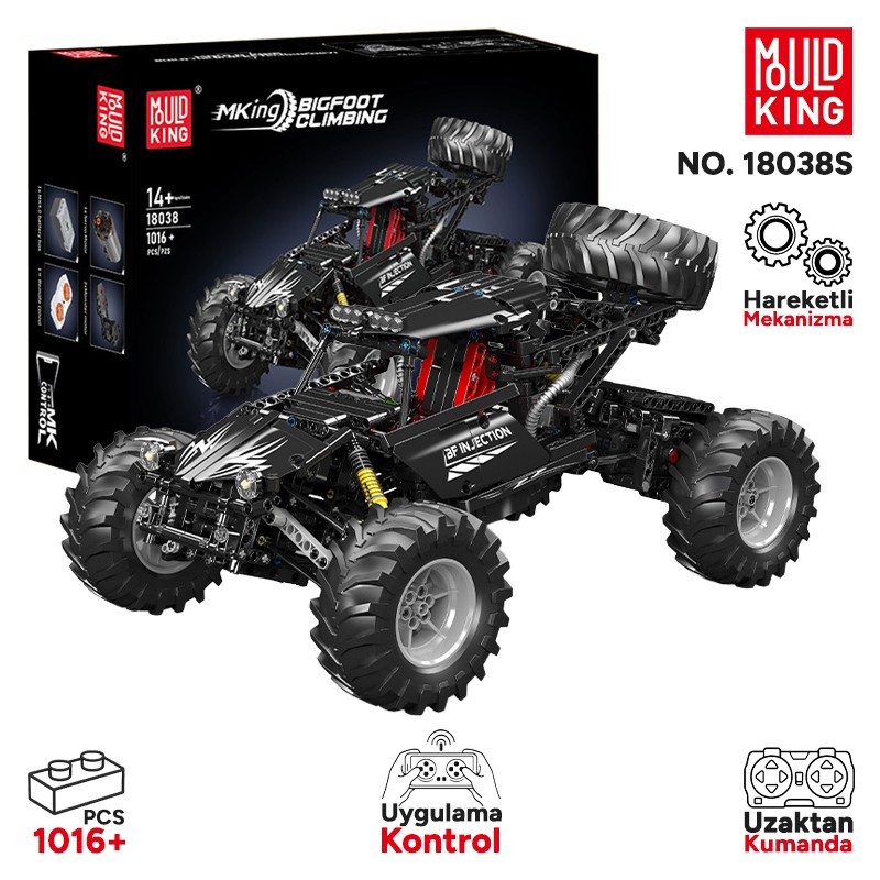 Mould King 18038S Yaratıcı Yapı Blok Seti Building Blocks
