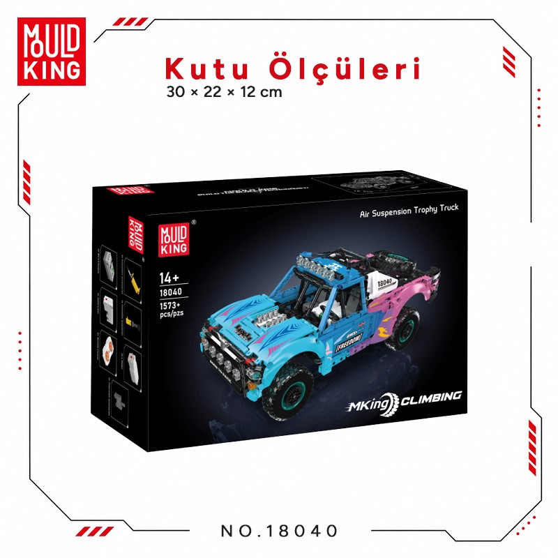 Mould King 18040 Yaratıcı Yapı Blok Seti Building Blocks