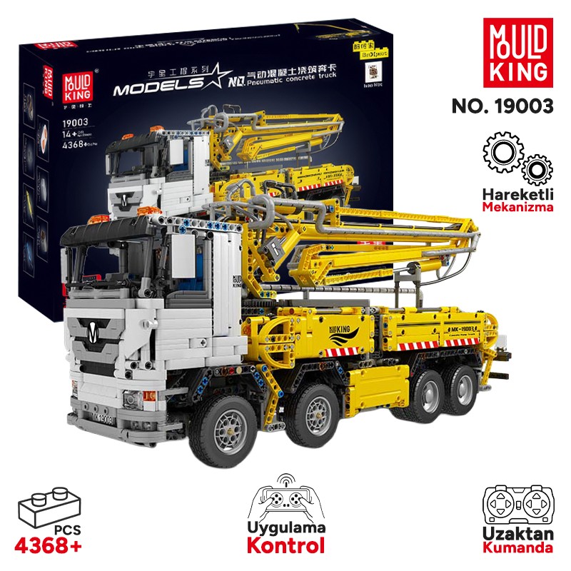 Mould King 19003 Yaratıcı Yapı Blok Seti Building Blocks