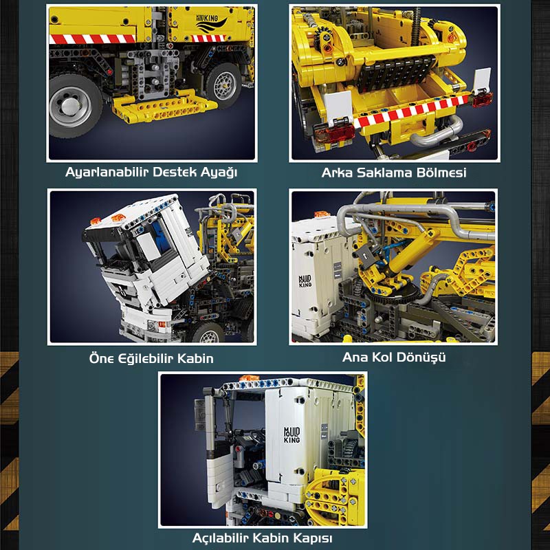 Mould King 19003 Yaratıcı Yapı Blok Seti Building Blocks