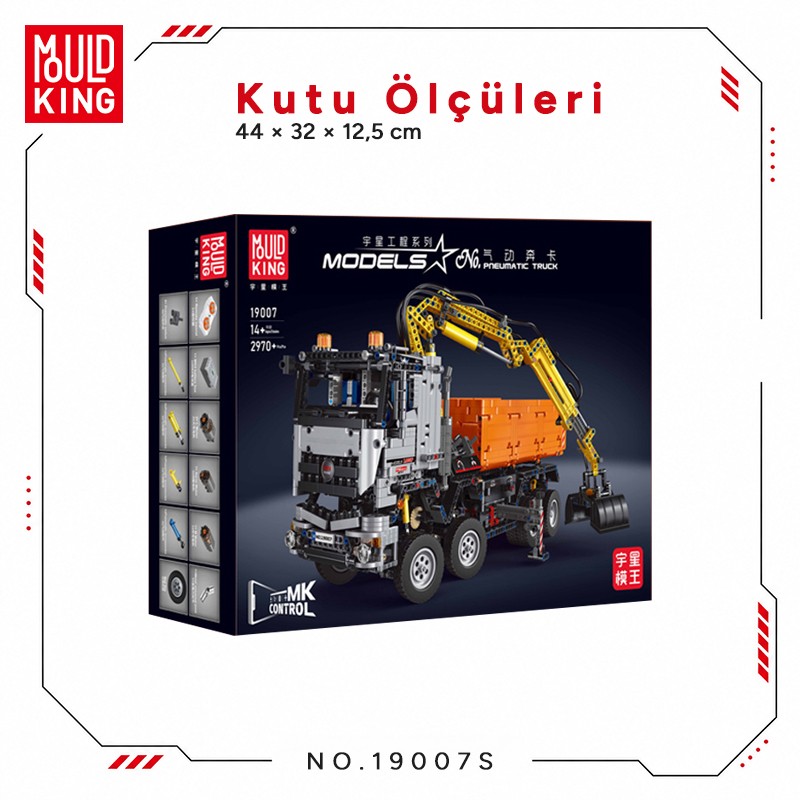 Mould King 19007S Yaratıcı Yapı Blok Seti Building Blocks
