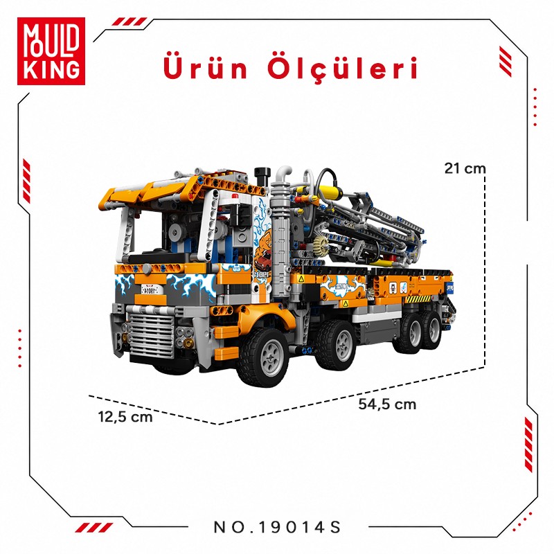 Mould King 19014S Yaratıcı Yapı Blok Seti Building Blocks